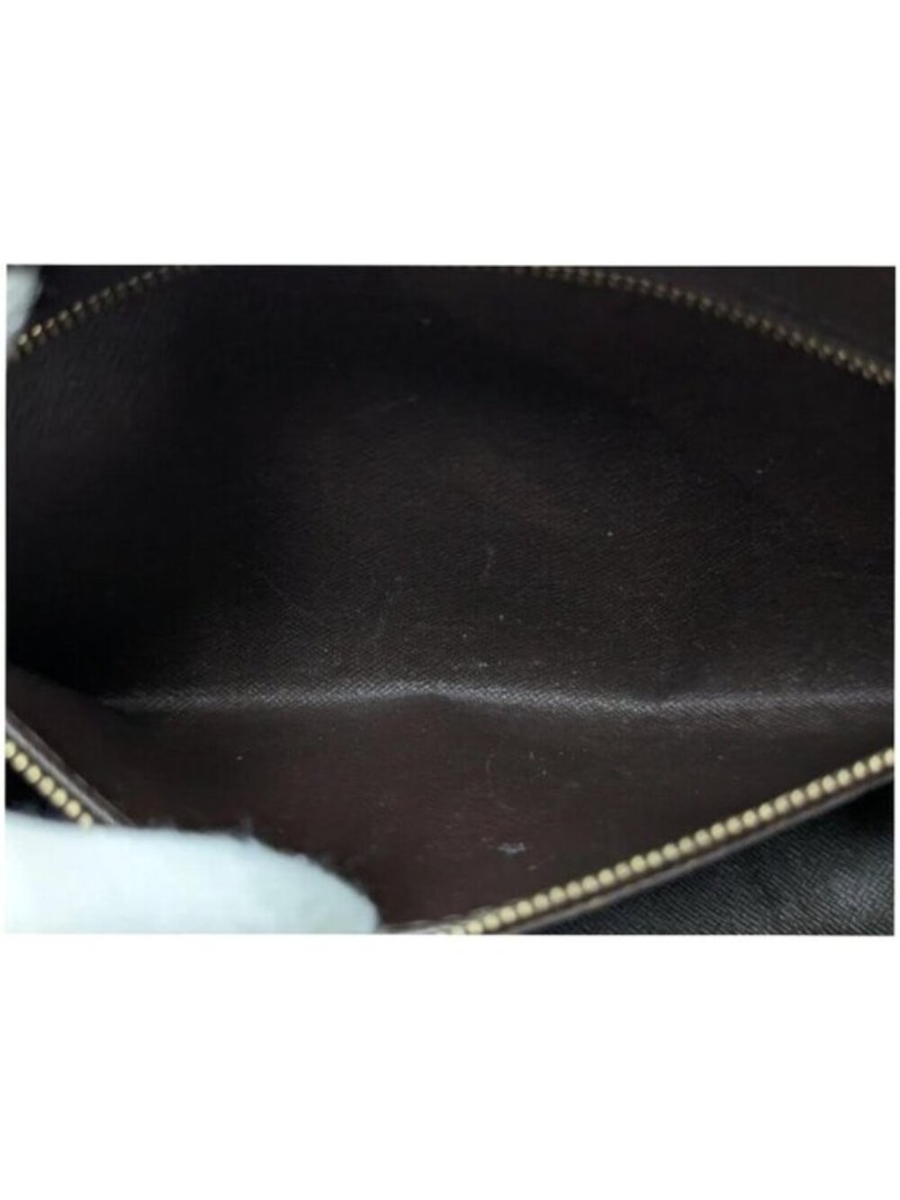 Authentic Louis Vuitton Trocadero 24 Damier Ebene Crossbody Bag Brown Canvas LV - Picture 13 of 15